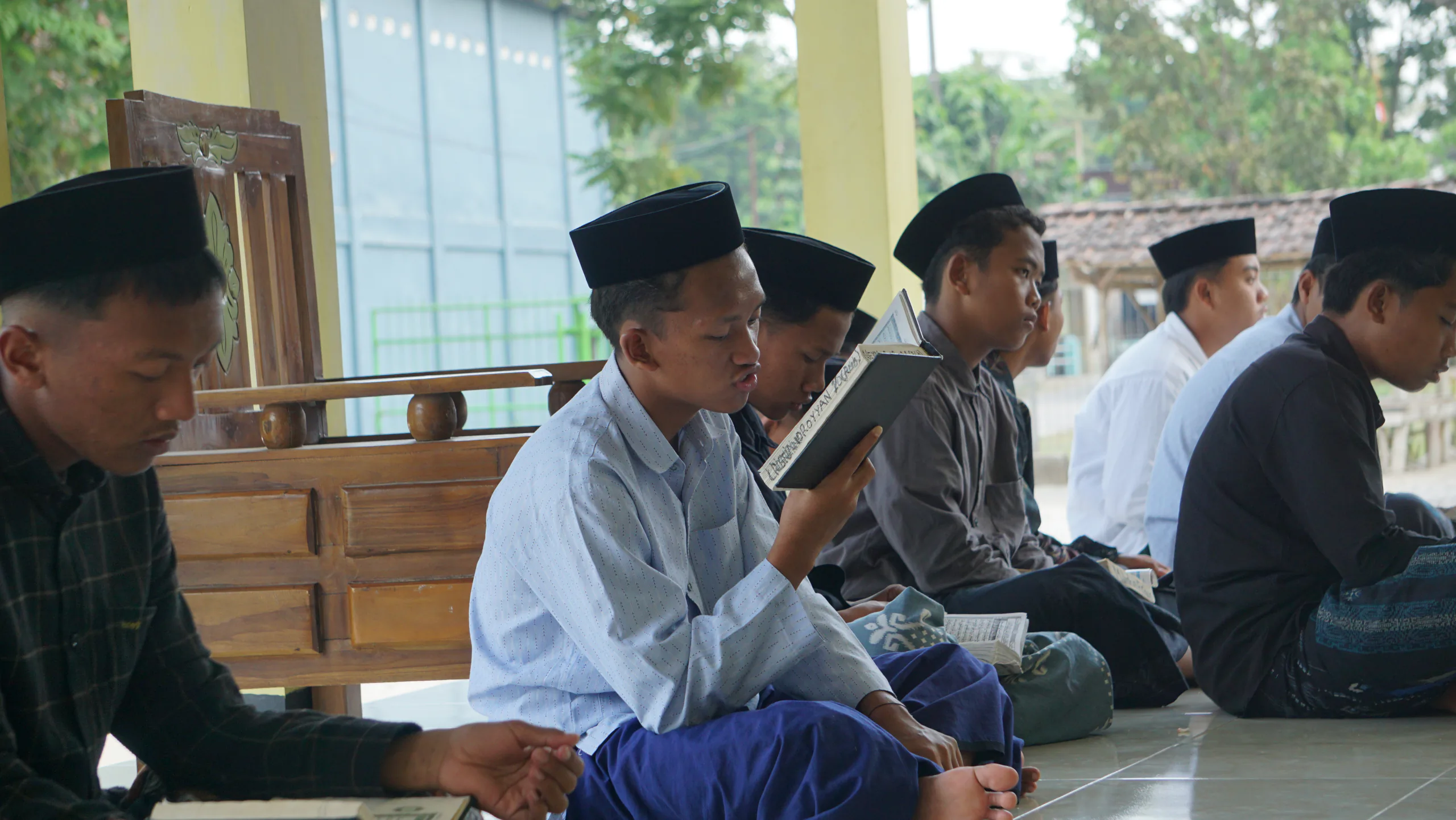 Kegiatan mengaji santri Ahlul Irfan